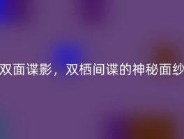 双面谍影，双栖间谍的神秘面纱