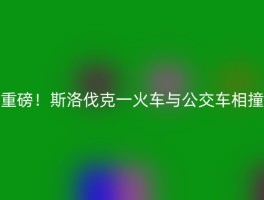 重磅！斯洛伐克一火车与公交车相撞