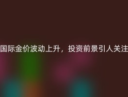 国际金价波动上升，投资前景引人关注