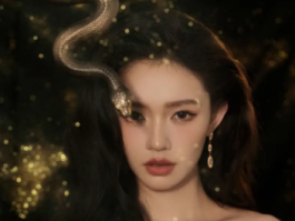 毛晓彤鎏金裙造型美艳夺目，展现独特时尚魅力