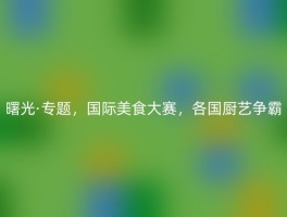 曙光·专题，国际美食大赛，各国厨艺争霸