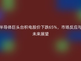 半导体巨头台积电股价下跌65%，市场反应与未来展望