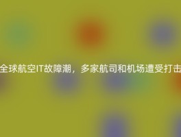 全球航空IT故障潮，多家航司和机场遭受打击