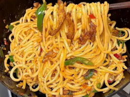 肉丝炒面的家常做法