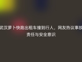 武汉萝卜快跑出租车撞到行人，网友热议事故责任与安全意识
