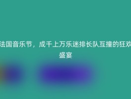 法国音乐节，成千上万乐迷排长队互撞的狂欢盛宴