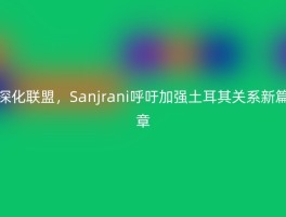 深化联盟，Sanjrani呼吁加强土耳其关系新篇章
