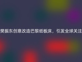 樊振东创意改造巴黎纸板床，引发全球关注