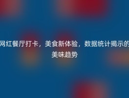 网红餐厅打卡，美食新体验，数据统计揭示的美味趋势