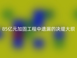 85亿元加固工程中遗漏的决堤大坝