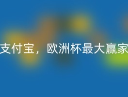 支付宝，欧洲杯最大赢家