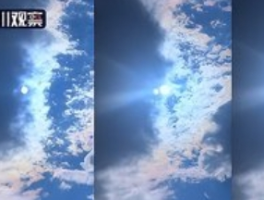 巴塘双日奇观：当大气透镜复刻后羿传说