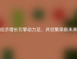 经济增长引擎动力足，共创繁荣新未来